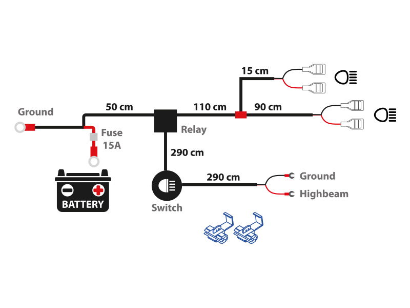 Auxiliary Light Installation Kit