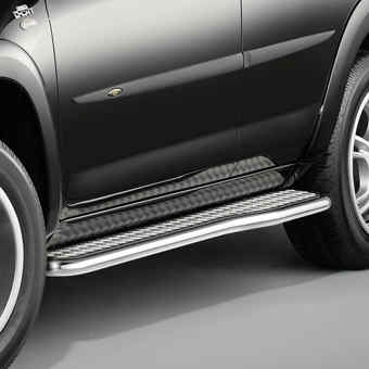 Running boards for Toyota RAV4, ECE, my. 06 - 09 - Lumise.eu webstore