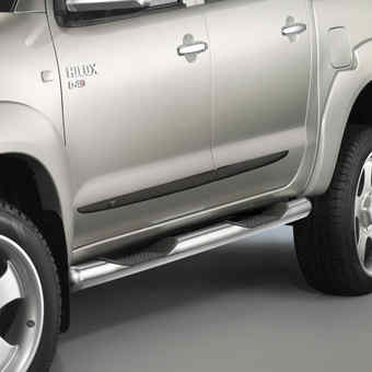 Nerf Bars With Steps O 80mm For Toyota Hilux Double Cap Ece My 06 09 Lumise Eu Webstore