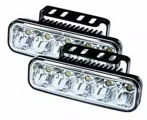 LED Daytime running lights set, 5 LEDs - DRL - 3040120006 - 1