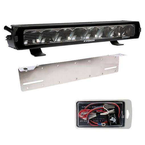 X-vision Genesis II 600 spot Led Light Bar with heated lens -   webstore